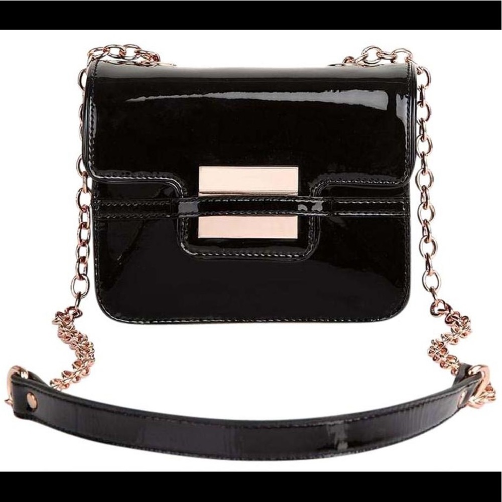 Zac Posen Americana black crossbody leather bag
